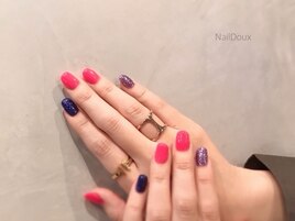 ☆バイカラーネイル☆