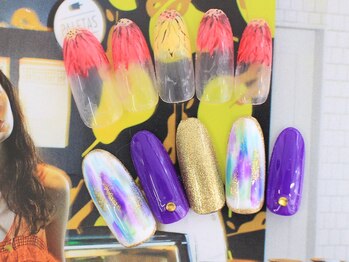 ネイルサロンセレーネ(Selene)/クール☆華やかネイル