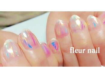 フラワーネイル 古河店(Fleur nail)/オーロラフィルム