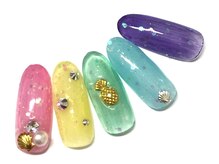 コルン/夏ネイル☆