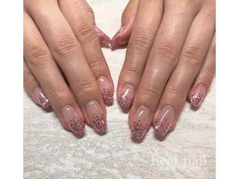 ヒールネイル(heal nail)/キラキララメグラデーション き