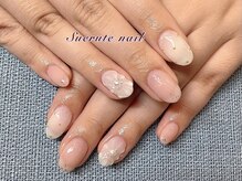 スエルテ ネイルサロン 北千住店/ぷくぷくフラワーネイル ¥8000