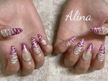 エリナネイルサロン池袋(Alina Nail Salon)/スカルプ+Barbie定額デザイン