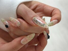 花柄ネイル