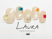 ローラポンポニー(Laura pomponnee)/カラフルボックス×天然石