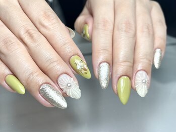 マイショウ 加須店(MY SHOW)/お花ネイル