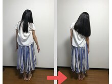 ヌフヌフ(neuf neuf)/トリートメント後のお客様の変化