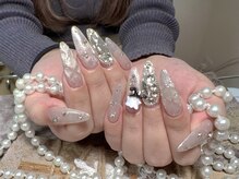 モアネイル 新宿/チップスカルプ/持ち込み/新宿