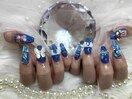 【Miyu】snowmanネイル