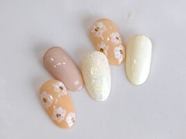 きらきらフラワー☆くすみカラー