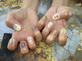 ネイル ハナ(nail HANA...)の写真/シンプル～最旬のトレンドまで幅広いデザインに対応♪理想のイメージを伝えるだけで、なりたい指先が叶う☆