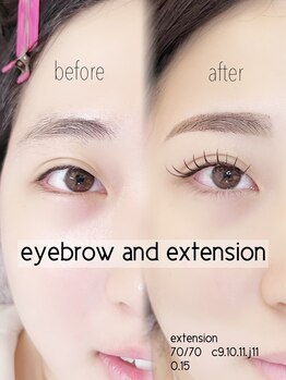 ピーコック(peacock)/アイブロウandマツエク140本