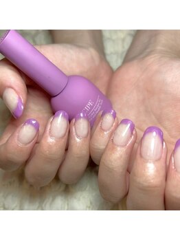 シービューティー(C BEAUTY)/パープル/フレンチ/こなれ