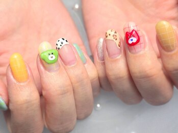 ネイルバイピヌ(nail by pinu)/持ち込みデザイン