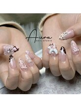 オーラネイル(Aura Nail)/ガーリーチョコネイル