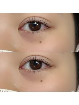 ルモア(Rumoa)の写真/ちゅるんとした目元が叶う☆まつげパーマ新規4400円◎似合わせdesignで上品なお目元に♪
