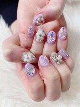 オマ(Oma)/ゴテゴテお花ネイル