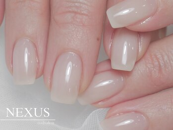 ネクサス(NEXUS)/グレージュワンカラーネイル