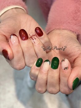 リパール 市駅前店(Re Pearl)/クリスマスネイル 2024ver.