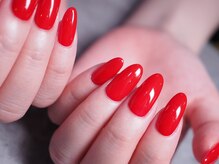 パズルリングネイル(Puzzle.ring Nail)/究極の美フォルム赤のワンカラー