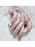 ワンカラーorラメグラ/パーツ2個プレゼント（スカルプ長さだし） ¥9900