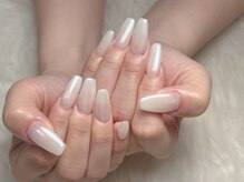 ミキネイルサロン(MiKi Nail Salon)/長さだしワンカラーネイル¥8000