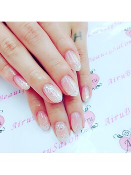 アイル ビューティーサロン(Airu Beauty Salon)/シンプルラメグラデーション