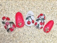 クララ(Kurara)/さくらんぼネイル