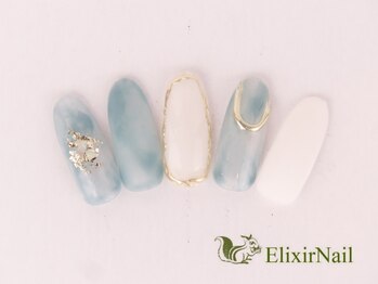 エリクサーネイル 五反田(Elixir Nail)/定額a シンプル/クーポン使用