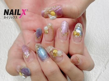 ネイリックス 栄ガスビル(NAILX)/マグネットネイル♪シェル