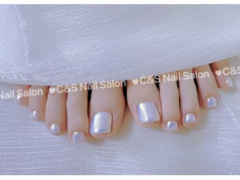 シーアンドエス(C&S)/フット/ミラーネイル/オーロラ