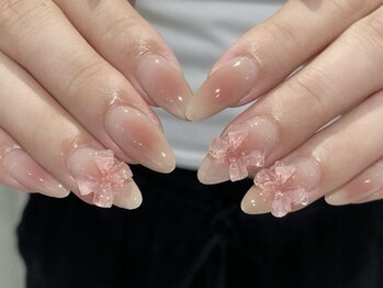 チーク×リボン