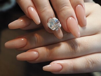 トリネブランシ ネイルアトリエ(Trinebranci._Nail Atelier)/うるうる◇長さだしワンカラー