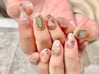 スターリー ラッシュ(Starry Lash)の写真/ジャンルを問わずにアートが得意♪長さが出せるスカルプメニューも豊富！季節のイベントに華やかな指先へ☆