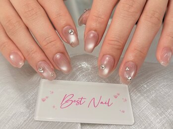 Best Nail 銀座店【ワンホンネイル・スカルプ・パラジェル・上品ジェルネイル】/マグネットストーンネイル