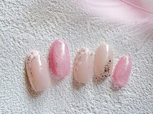 ネイルサロン ロゼプリュム/はんなり桜ネイル