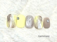 ジェンマーレ たまプラーザ店(Gemmare)/レモンミルクのアートネイル