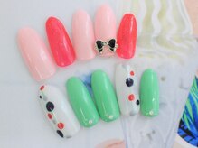 ネイルサロンセレーネ(Selene)/ポップ　キュートに☆