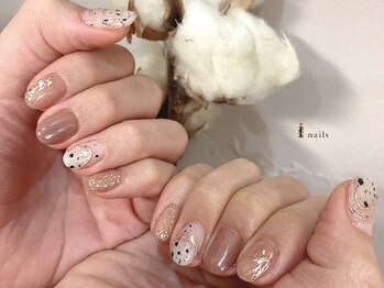 アイネイルズ 渋谷店(I nails)/ブラウンニュアンス¥8980