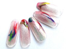 コルン/梅雨ネイル