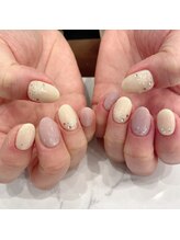 ハーティーネイル hearty nail 溝の口店/冬/雪の結晶/ガーリー/キラキラ