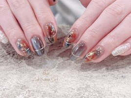 ニュアンスミラーネイル