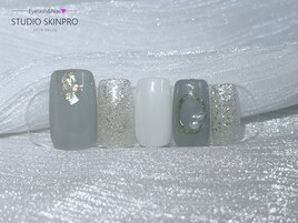 シェル+金箔+ミラー