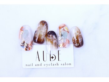 オーブ(AUBE)/10月マンスリーネイル9900円