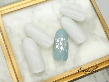アンベリール 横浜店(Embellir)/(1066)結晶風ホログラムネイル