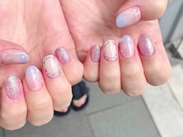 カラフルアートネイル