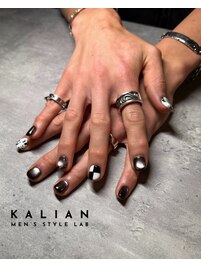 メンズ◇4フィンガーアート