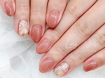 大人のニュアンス☆大理石ネイル