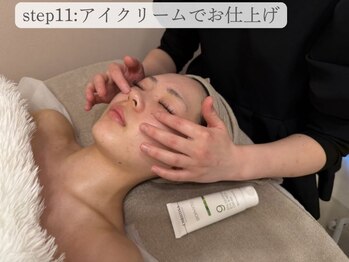 ミロン(miron)/step10：アイクリーム塗布