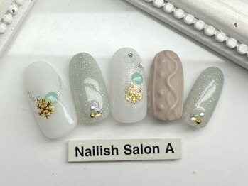 ネイリッシュサロン エー(Nailish Salon A)/ニットネイル